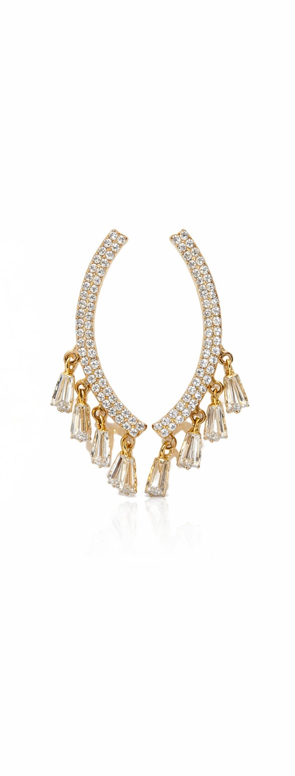 Ohrstecker „Kristallbogen“